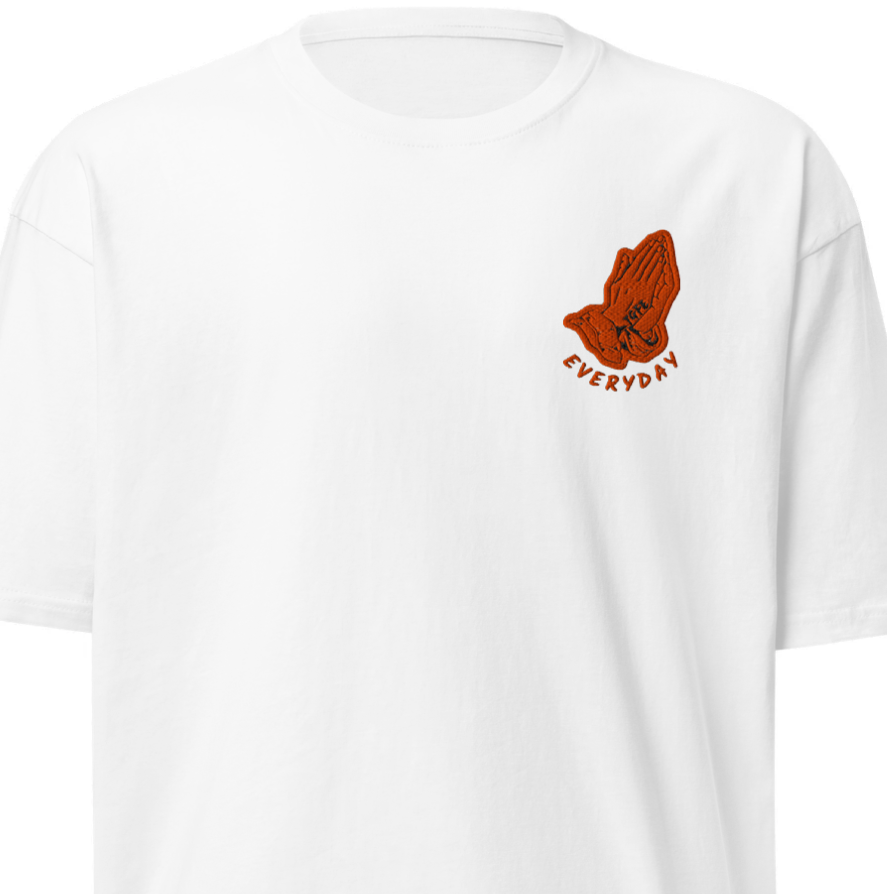 Proverbs 4:23 — Embroidered Heavyweight Tee