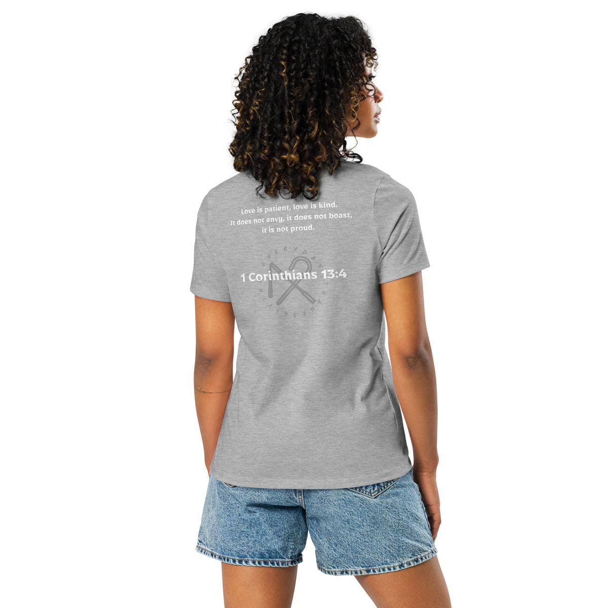 1 Corinthians 13:4 — Women's Relaxed T-Shirt