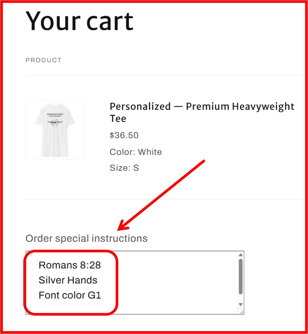 Personalized — Premium Heavyweight Tee