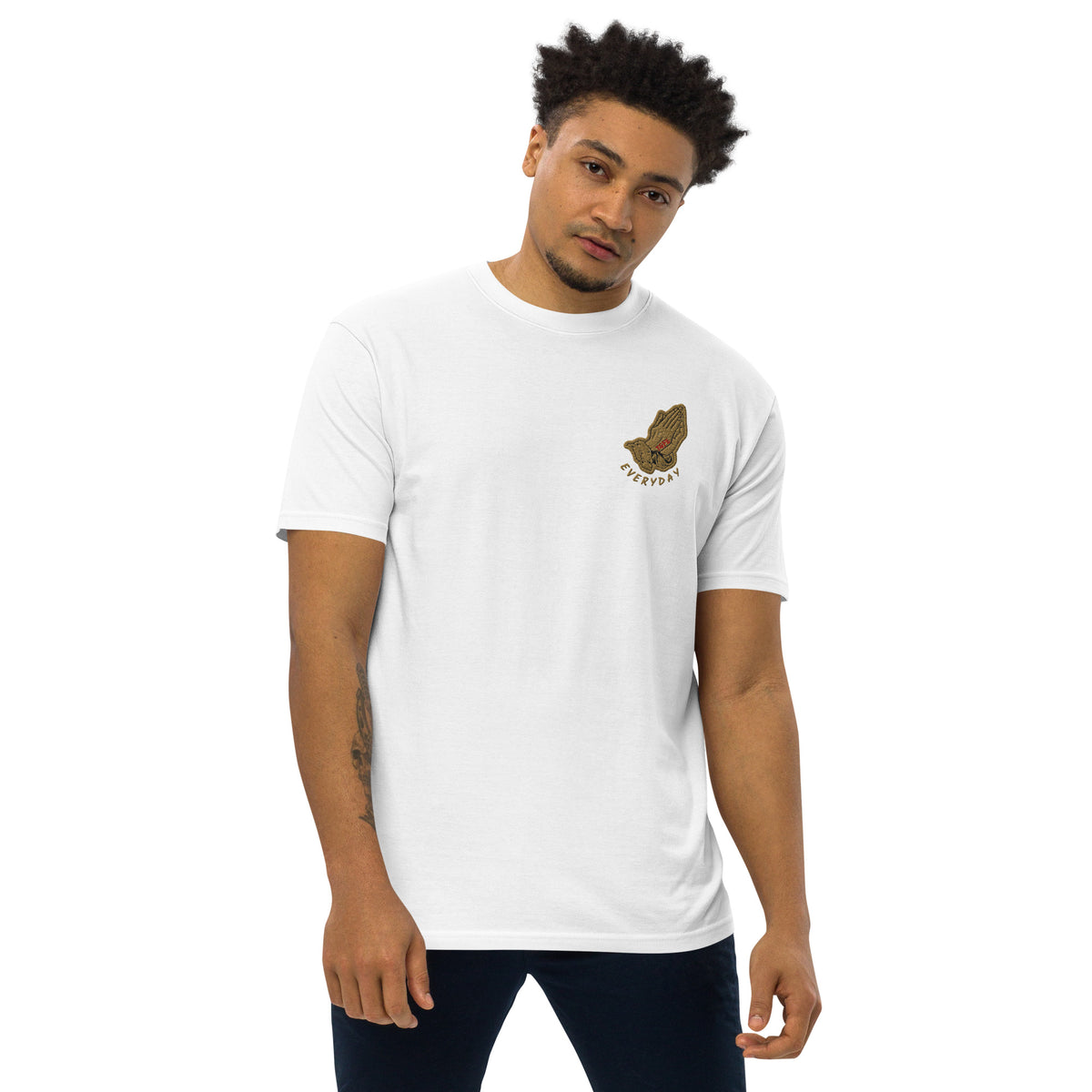 John 13:34 — Embroidered Heavyweight Tee