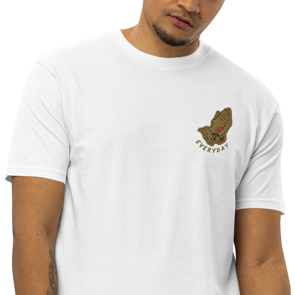 John 13:34 — Embroidered Heavyweight Tee