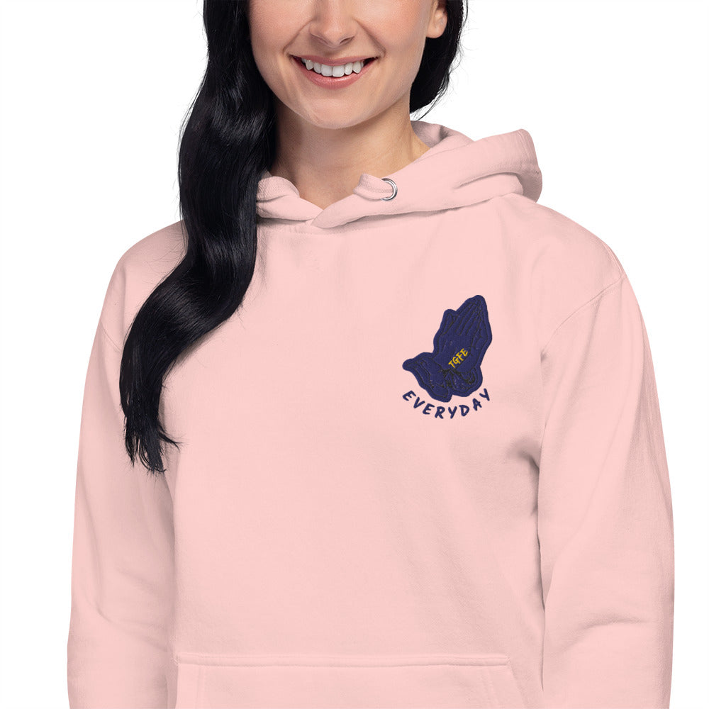 Psalm 107:1 — Embroidered Hoodie