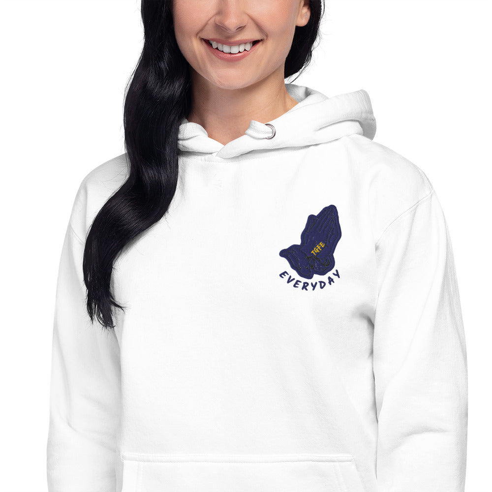 Psalm 107:1 — Embroidered Hoodie