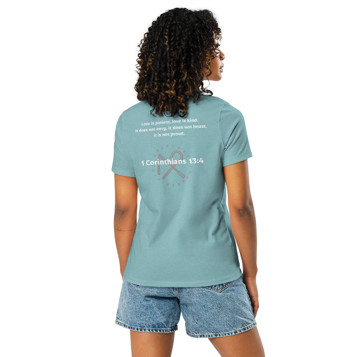 1 Corinthians 13:4 — Women's Relaxed T-Shirt