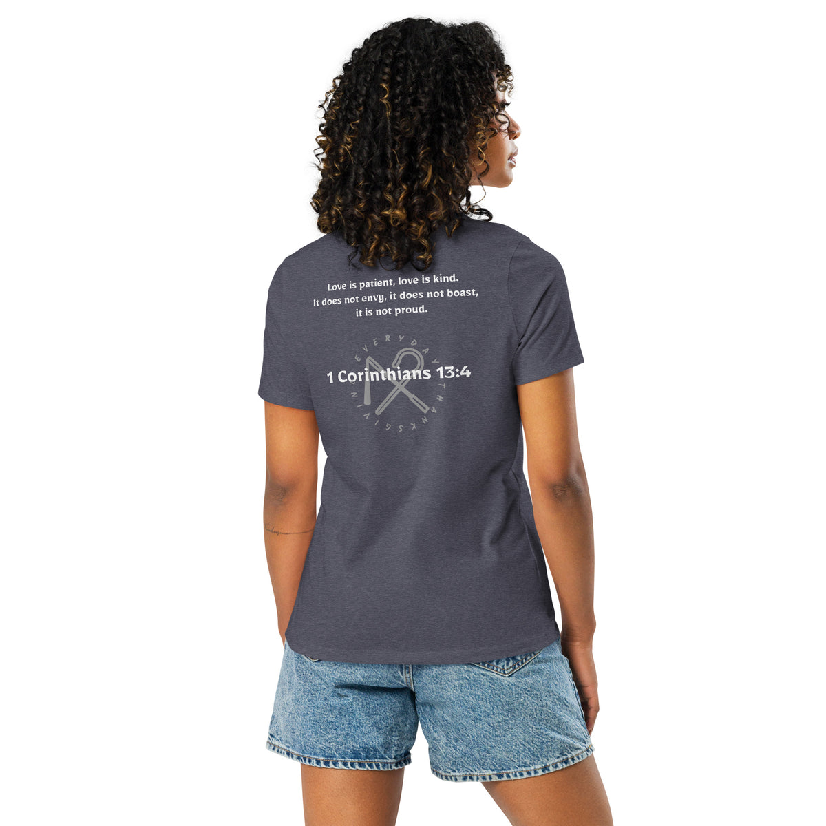 1 Corinthians 13:4 — Women's Relaxed T-Shirt