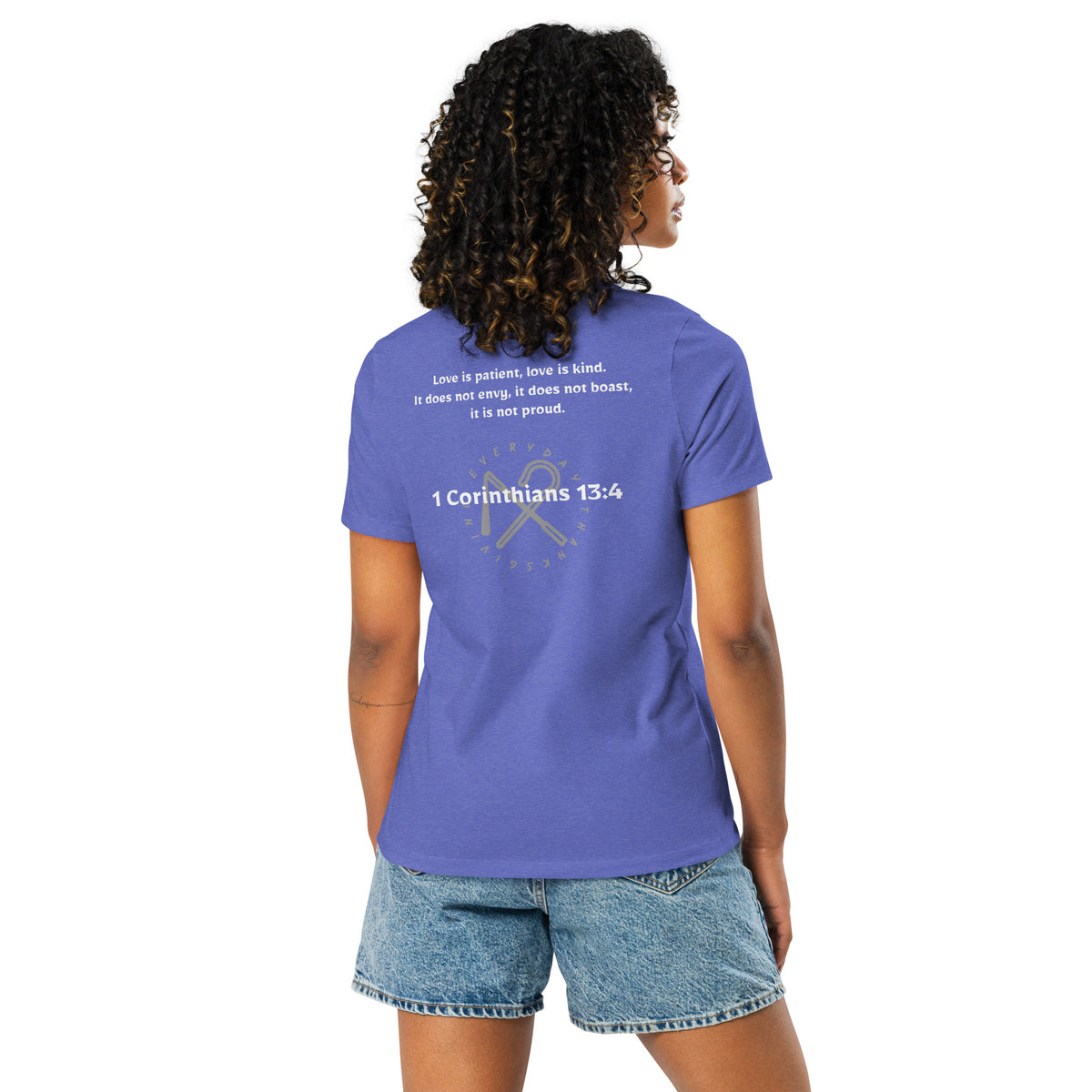 1 Corinthians 13:4 — Women's Relaxed T-Shirt