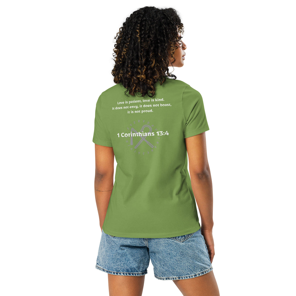 1 Corinthians 13:4 — Women's Relaxed T-Shirt