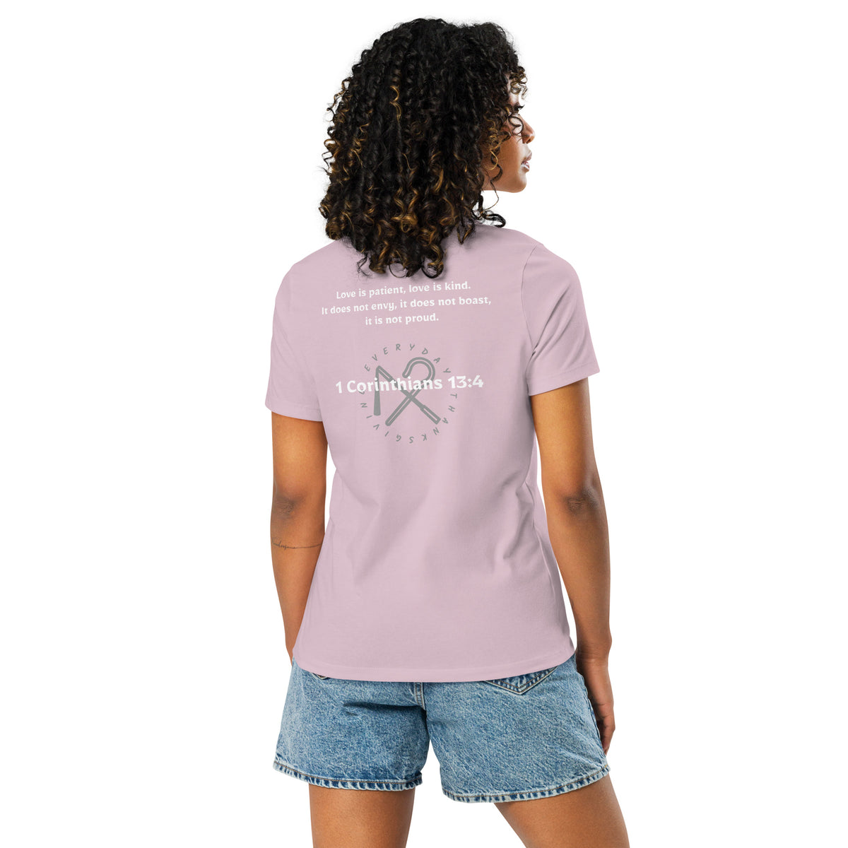1 Corinthians 13:4 — Women's Relaxed T-Shirt