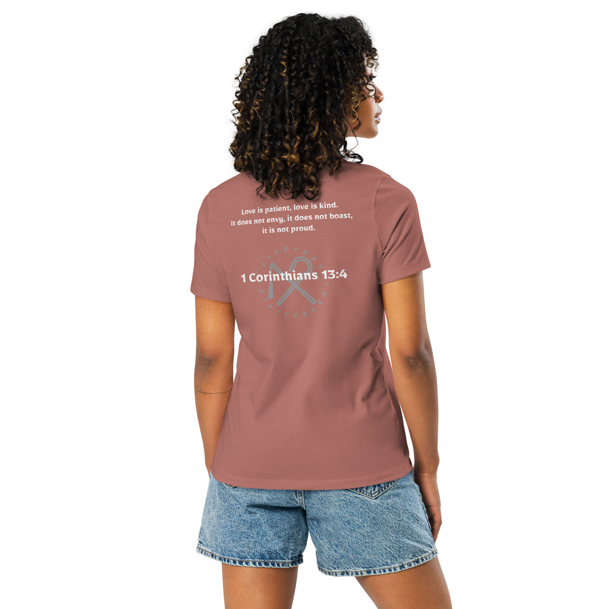 1 Corinthians 13:4 — Women's Relaxed T-Shirt