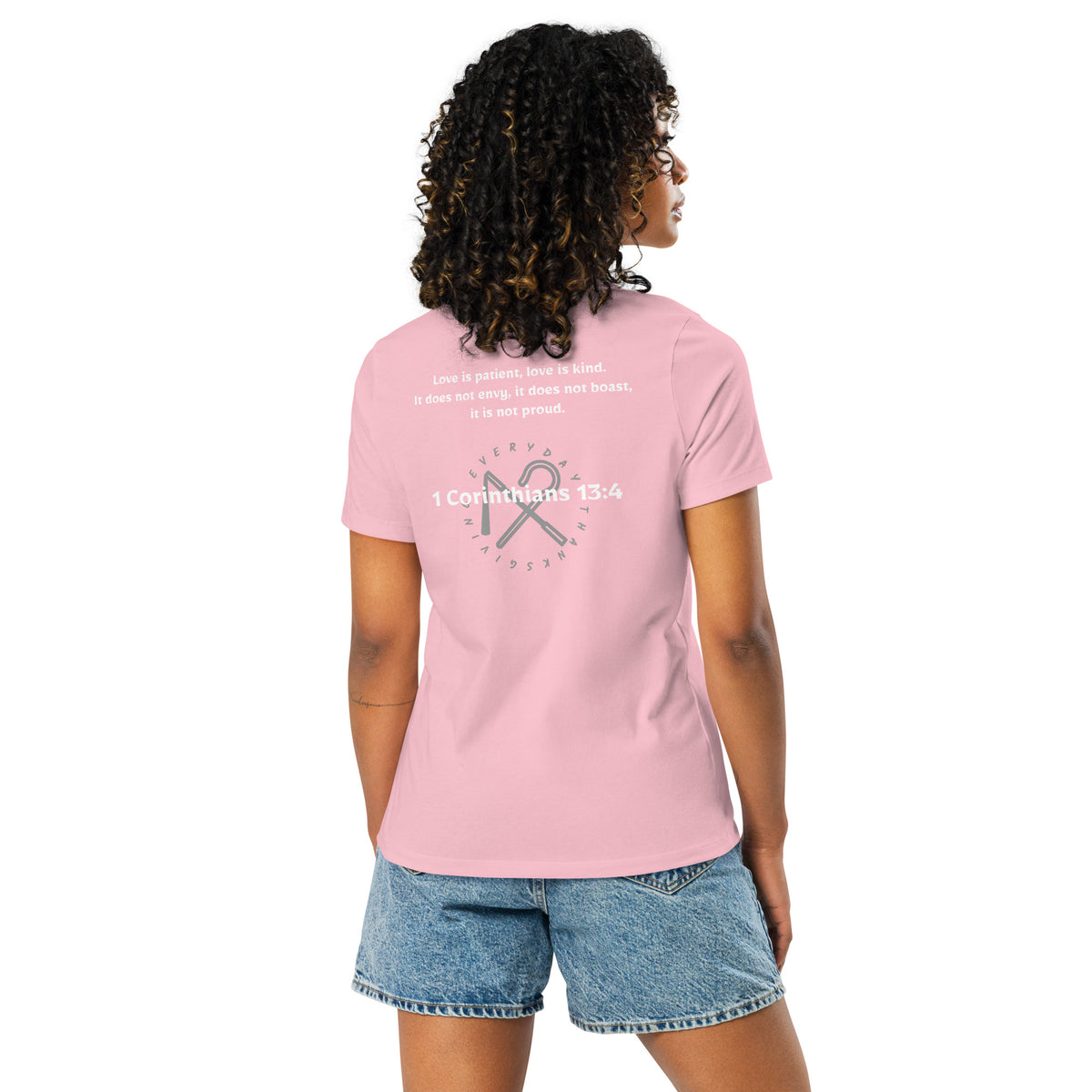1 Corinthians 13:4 — Women's Relaxed T-Shirt