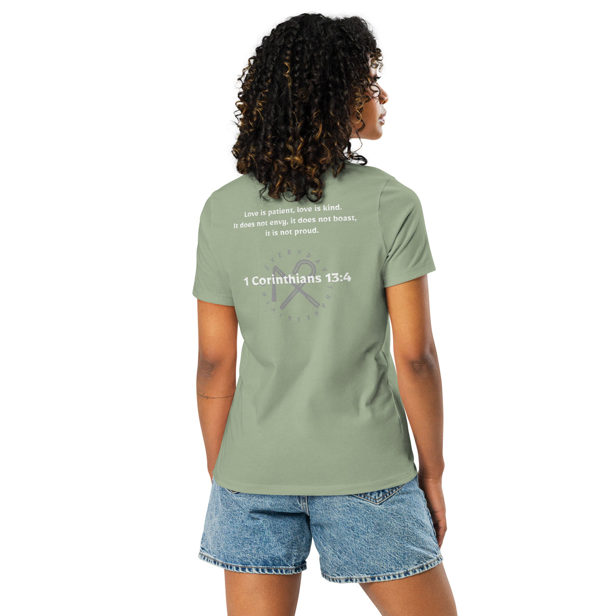 1 Corinthians 13:4 — Women's Relaxed T-Shirt